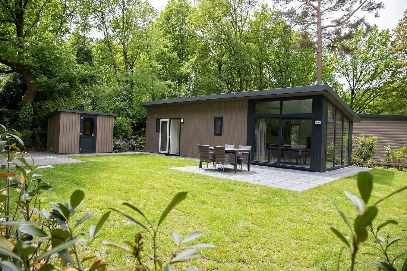 Landgoed Het Grote Zand — Boterbloem Chalet | 4 Personen in Hooghalen, Drenthe