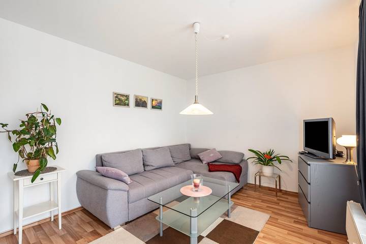 Ganze Wohnung, Ferienwohnung 'Am Goldenen Löwen' mit privater Terrasse, privatem Garten und Wlan in Bobritzsch-Hilbersdorf, Chemnitz und Umgebung