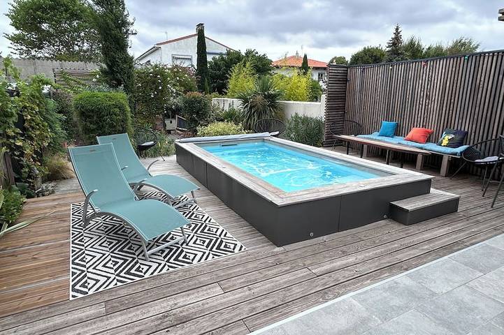 Maison de vacances pour 11 personnes, avec jardin à Royan