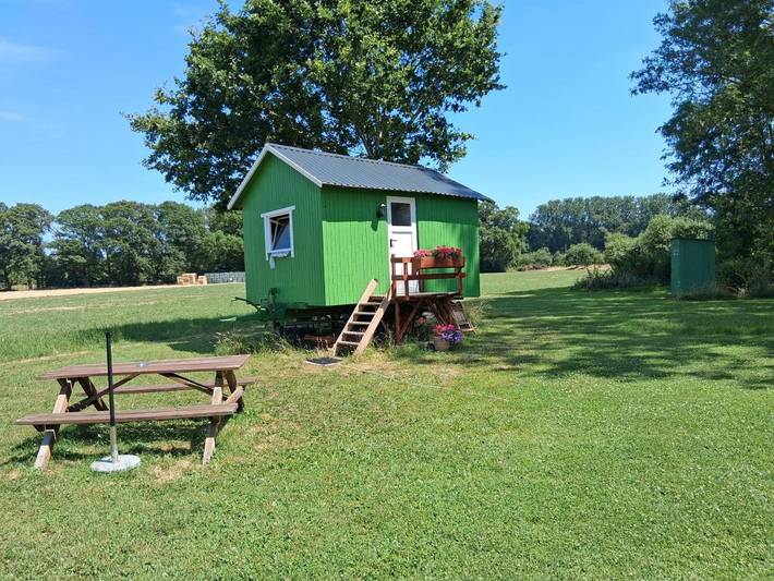 Bungalow für 4 Personen, mit Terrasse und Garten sowie Ausblick im Münsterland