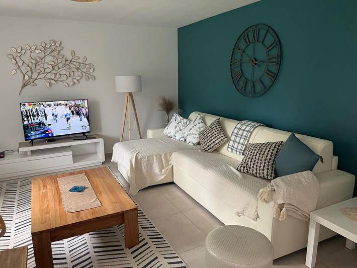 Appartement de vacances pour 4 personnes, avec Jacuzzi et Terrasse ainsi que Jardin et Vue