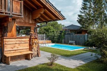 Ferienhaus für 4 Personen, mit Sauna und Whirlpool sowie Garten im Berchtesgadener Land