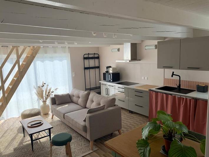 Gîte pour 4 personnes, avec terrasse à Couëron