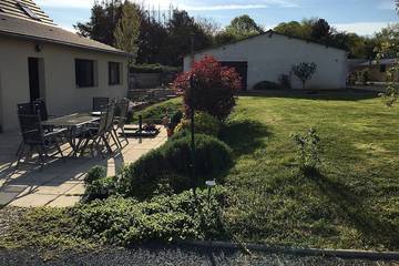 Gîte pour 8 personnes, avec terrasse et jardin à Reuilly