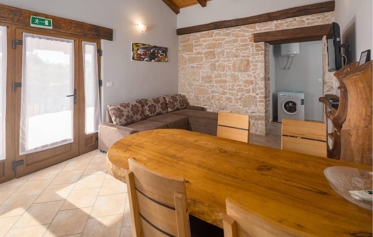 Casa de vacaciones para 8 personas con terraza in Gračišće, Istria Central