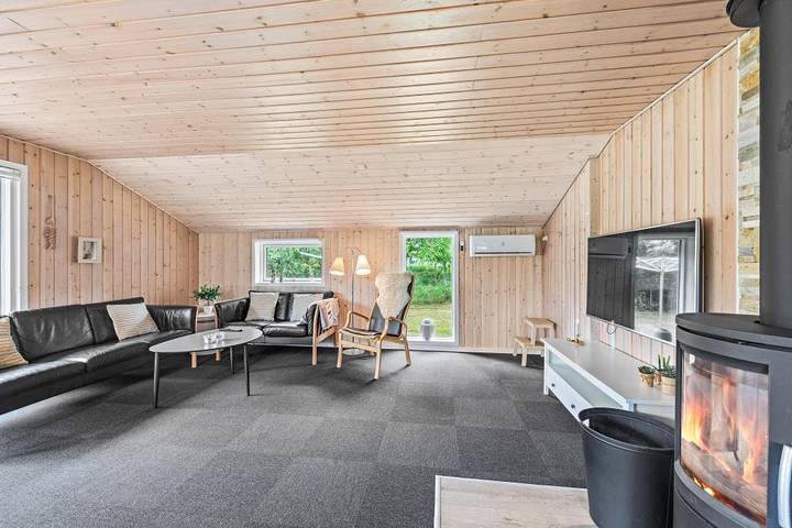 Experience Blåvand in this holiday home for 8 people and 1 dog in Blavand, Varde Region