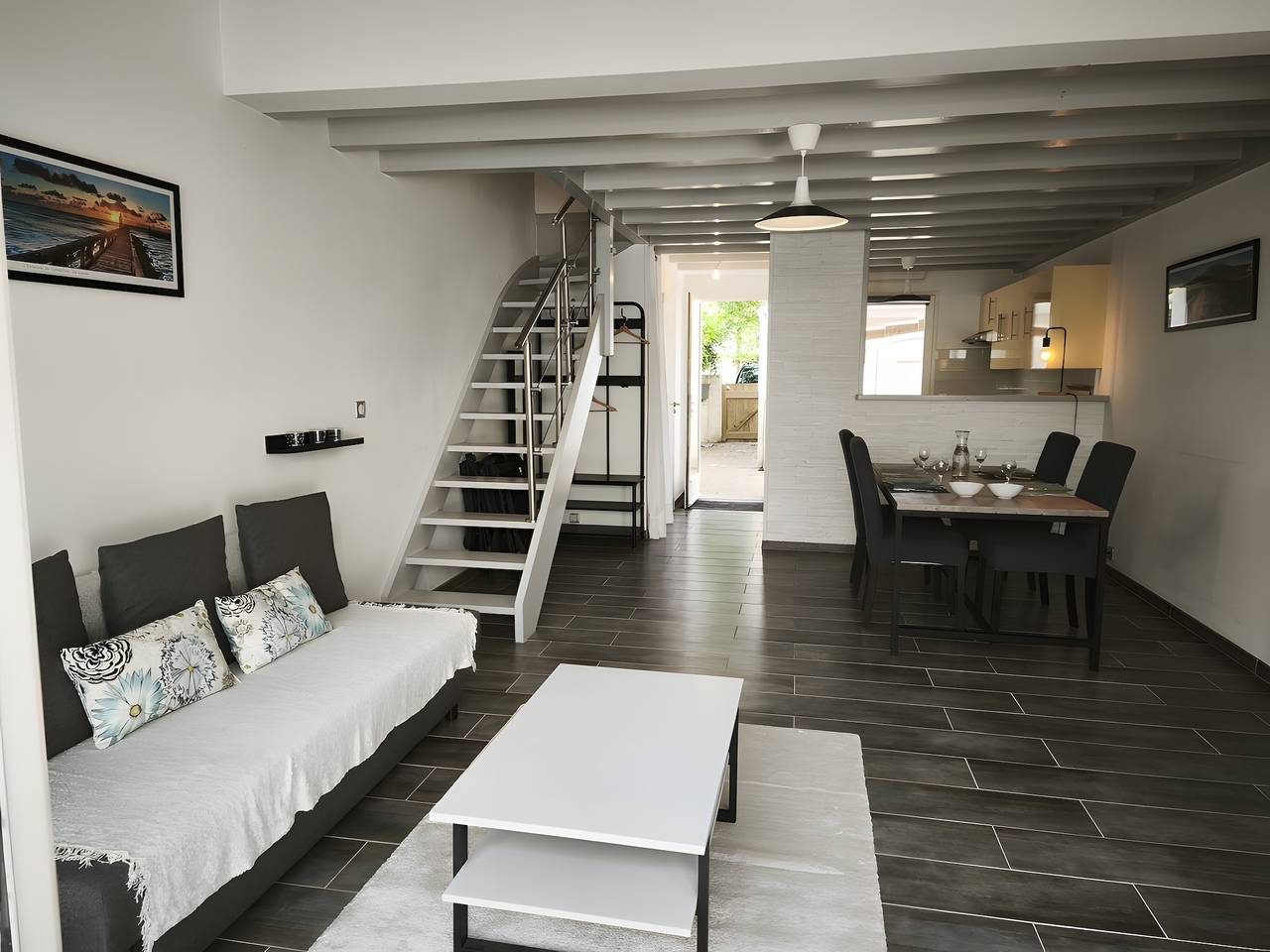 Ferienhaus „Villa Mariotte 66“ mit Gemeinschaftspool, privater Terrasse und Wlan in Capbreton, Côte d’Argent