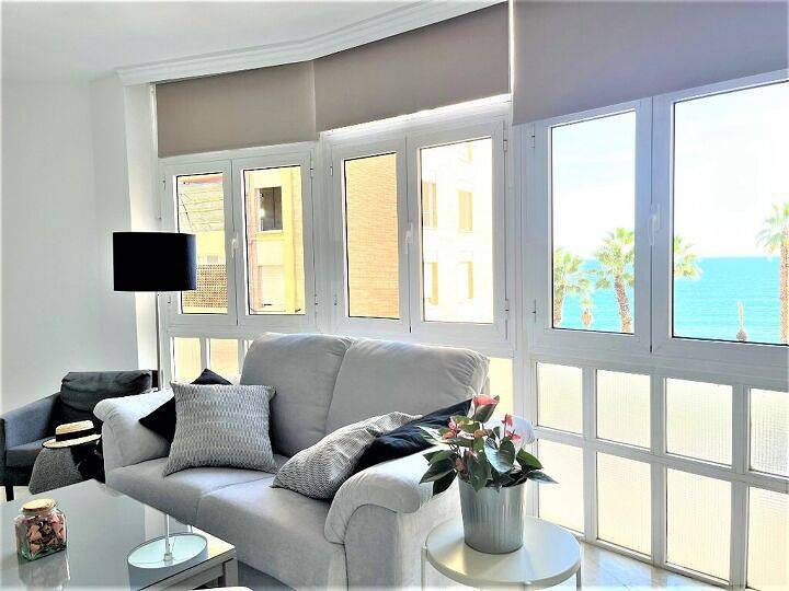 Appartamento intero, Appartamento vacanze per 10 persone con balcone in Playa de la Malagueta, Malaga