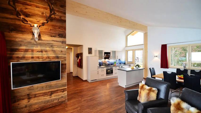 Ferienwohnung für 4 Personen, mit Terrasse in Riezlern