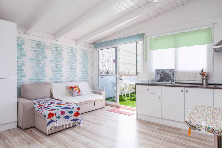 Entire apartment, Holiday Apartment "Atico Casapueblo" Near the Beach with Mountain View in Corralejo, La Oliva