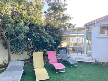 Gîte pour 4 personnes, avec terrasse dans Plage de La Parée