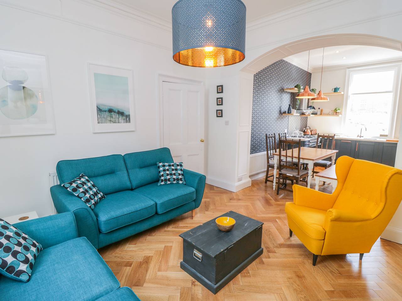 West Cliff House in Whitby, North York Moors National Park