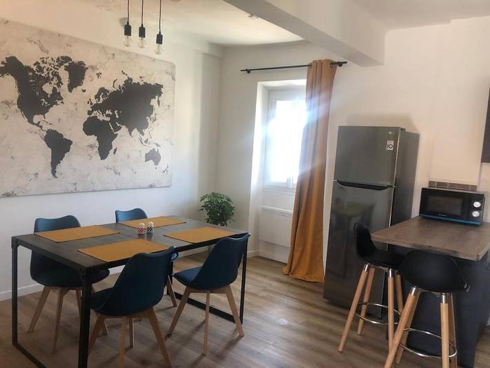 Appartement de vacances pour 5 personnes, avec jardin et vue