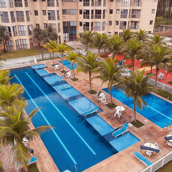 Casas e apartamentos de temporada para 5 pessoas, com vista e piscina infantil e ainda jardim and piscina, com animais de estimação em Mangaratiba