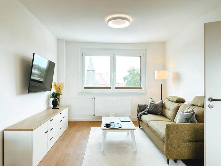 Ferienwohnung für 4 Personen, mit Ausblick und Balkon in Cölpin