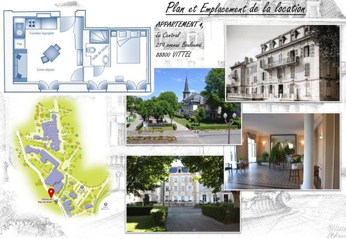 Gîte pour 2 personnes, avec vue dans Thermes de Vittel - 3