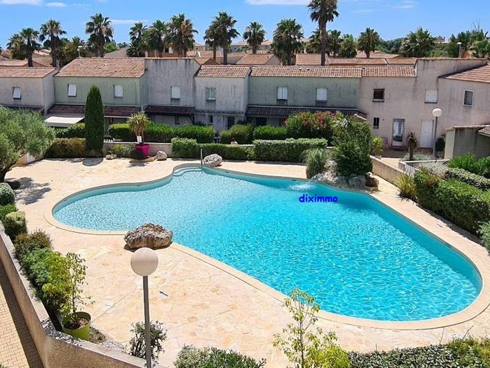 Maison de vacances pour 6 personnes, avec terrasse et piscine
