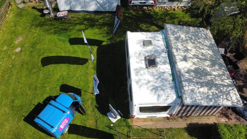 Camping voor 3 personen, with uitzicht and sauna as well as tuin, met huisdier in Waddeneilanden
