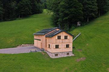 Chalet für 10 Personen, mit Ausblick und Terrasse, mit Haustier im Bregenzerwald