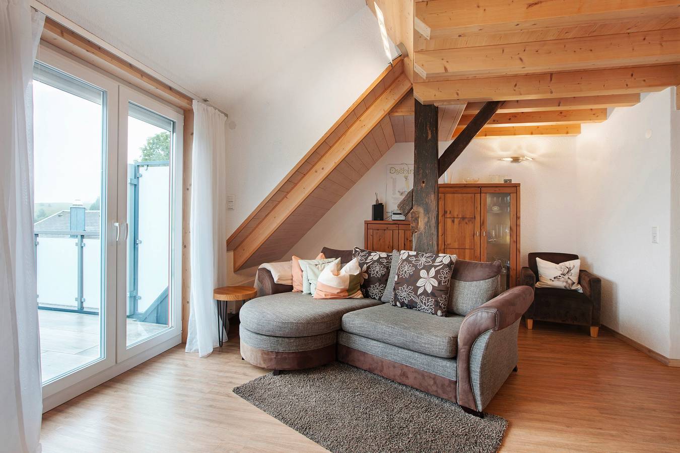Ganze Wohnung, Ferienwohnung 'Hinz' mit Bergblick, Balkon und Wi-Fi in Suedlicher Schwarzwald, Todtnau