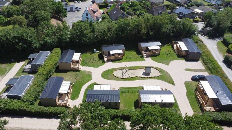 Camping für 6 Personen, mit Balkon/Terrasse und Terrasse sowie Seeblick in Südholland - 3