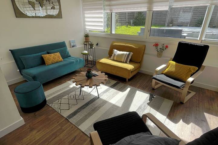 Maison de vacances pour 10 personnes, avec jardin et terrasse, animaux acceptés à Bruz