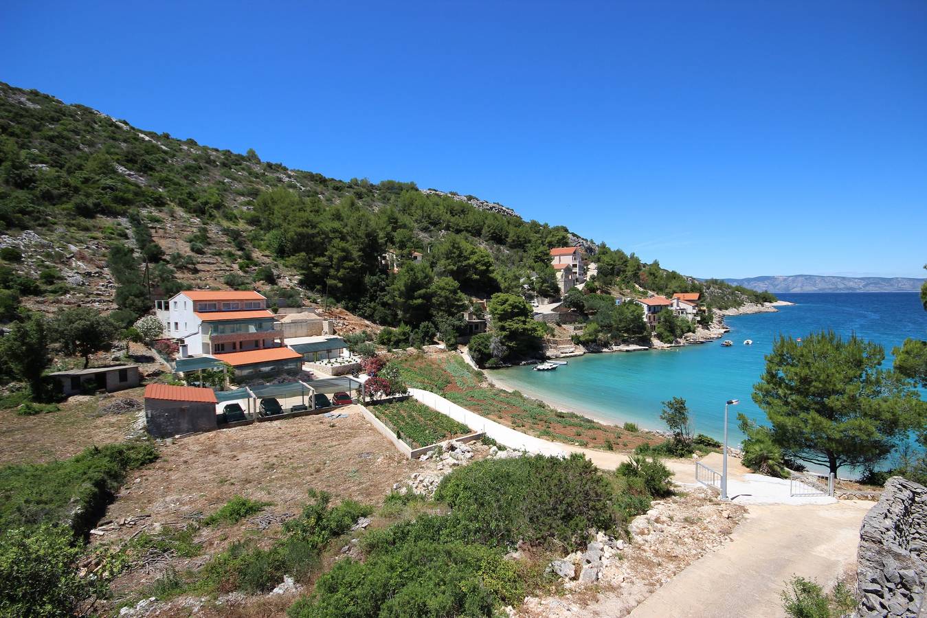 Ganze Wohnung, Apartments by the sea Cove Prapratna - Prapatna, Hvar - 5704 in Jelsa, Hvar