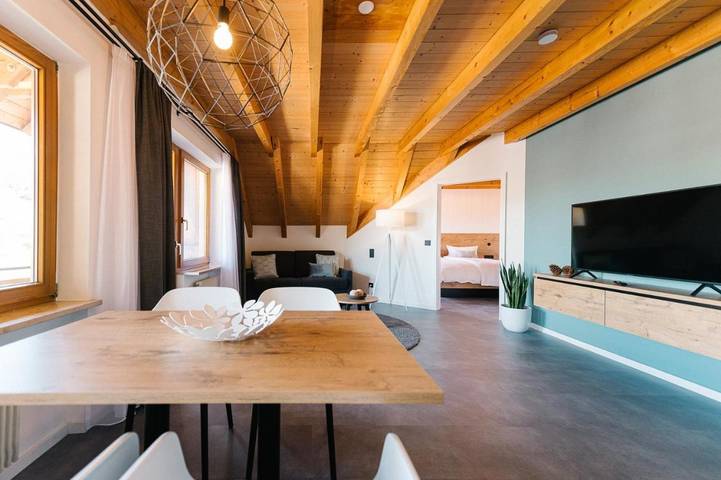 Ferienwohnung für 2 Personen, mit Balkon und Garten sowie Ausblick in Simonswald