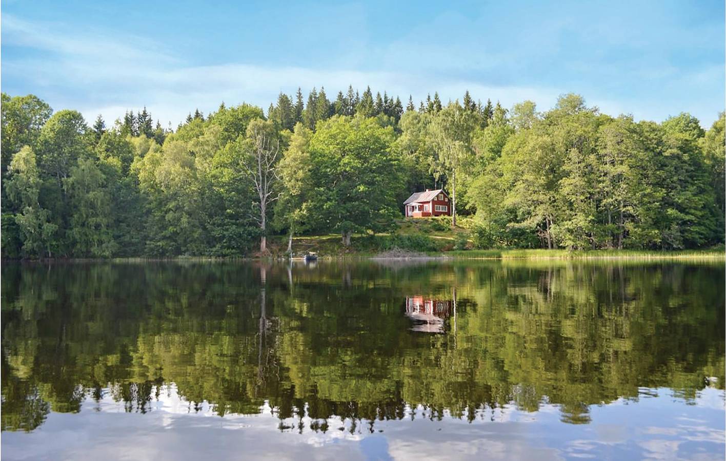 Ferienhaus für 6 Personen mit Terrasse in Jönköpings län