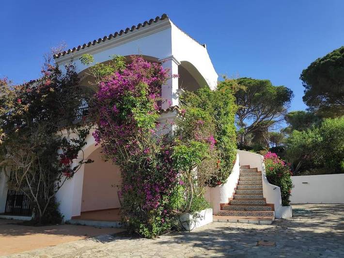 Chalet para 8 personas, con Balcón y Terraza además de Jardín y Piscina en Los Caños de Meca