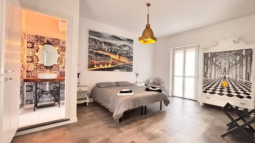 Maison d’hôte pour 4 personnes, avec balcon et vue à Druento
