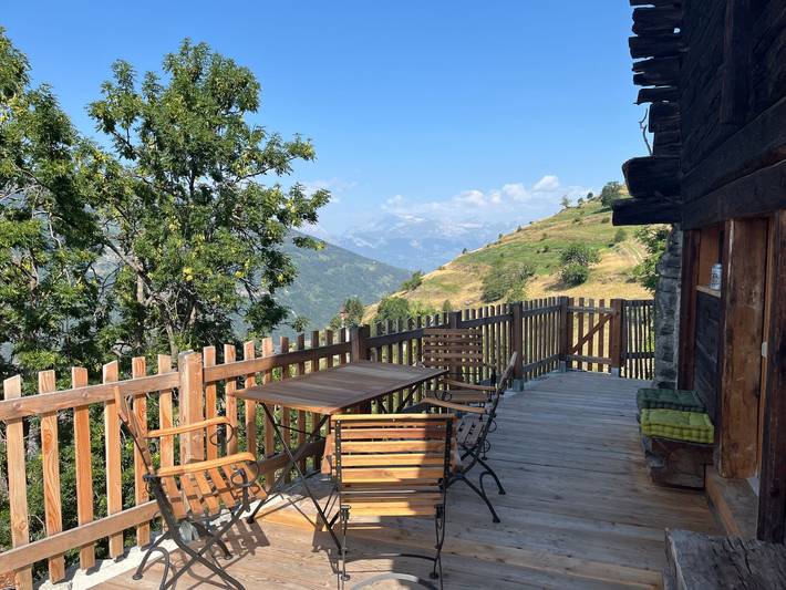 Maison de vacances pour 4 personnes, avec jardin à Saint-Martin (Suisse)
