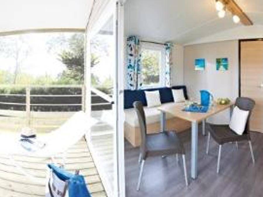 Camping Bel Air - Mobilhome 2 personnes - Mobil home Cocoon climatisé Dimanche in Berrias-et-Casteljau, Parc national des Cévennes