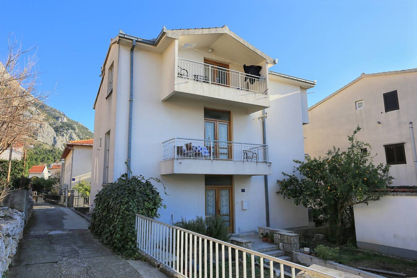 Cały apartament, Trzypokojowy apartament z balkonem i widokiem na morze Gradac, Makarska A-18151-a in Gradac, Riwiera Makarska