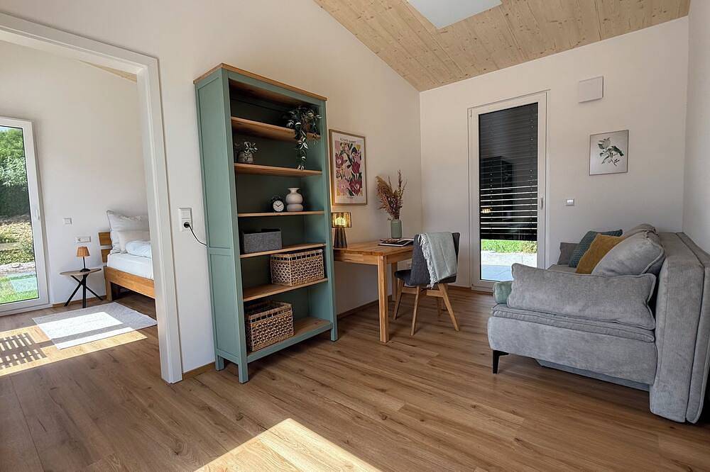 Helles Ferienhaus mit 2 Terrassen in Uttenweiler, Landkreis Biberach