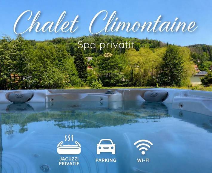 Gîte pour 6 personnes, avec Balcon et Jacuzzi ainsi que Terrasse et Jardin à Colroy-la-Roche