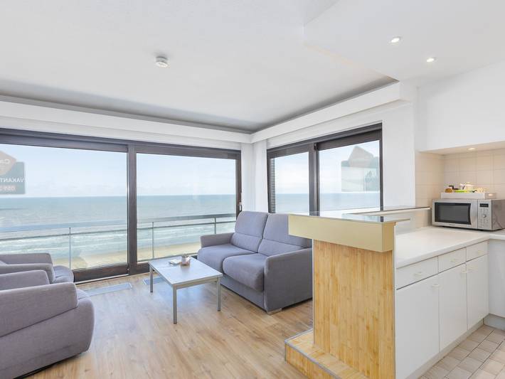 Vakantiewoning voor 6 personen, met Balkon/Terras en Terras aan de Belgische Kust