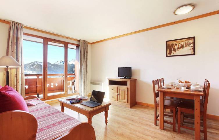 Appartement de vacances pour 4 personnes, avec balcon ainsi que sauna et piscine
