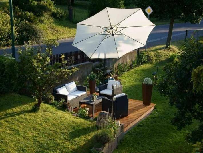 Ferienwohnung für 6 Personen, mit Terrasse und Garten