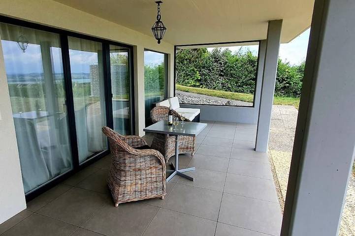 Ferienwohnung für 3 Personen, mit Garten