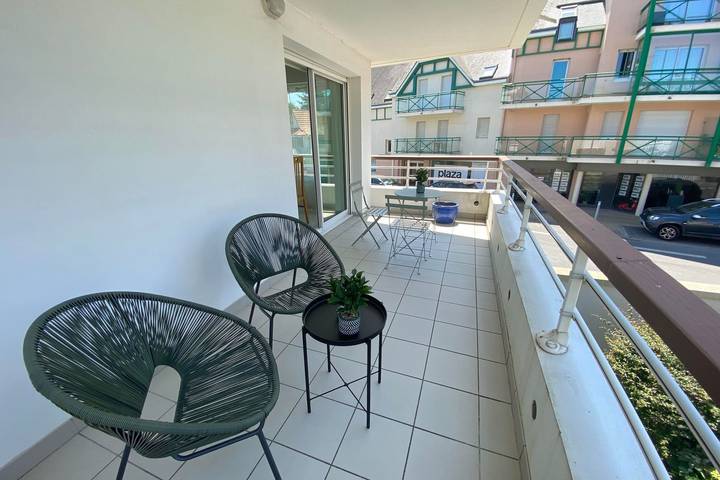 Appartement de vacances pour 4 personnes, avec Balcon et Terrasse