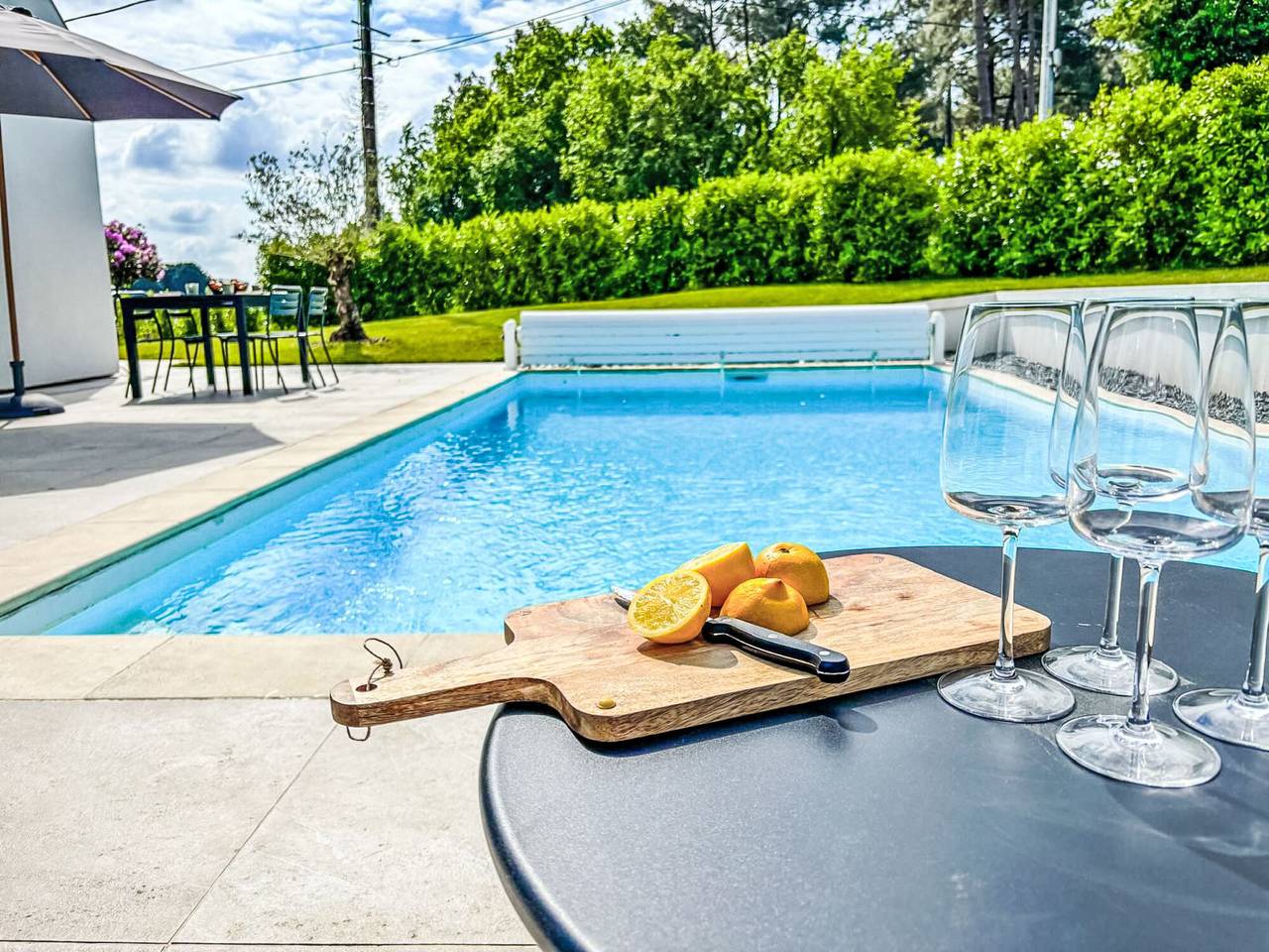 La Tour Bourgerel avec piscine in Baden, Côte des Mégalithes