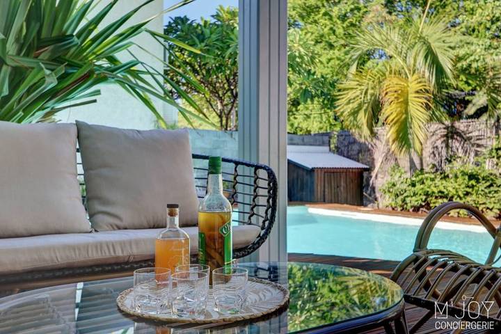Villa für 8 Personen mit Pool in La Saline les Bains, Saint-Paul