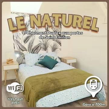 Gîte pour 4 personnes, avec jardin à Saint-Médard-de-Guizières