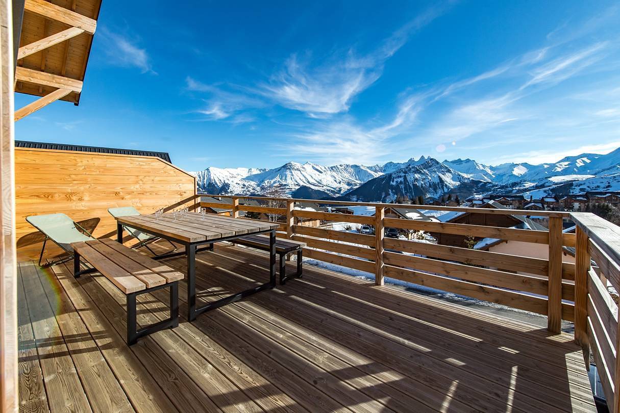 Apartamento vacacional entero, Apartamento de vacaciones para 14 personas con balcón in La Toussuire, Fontcouverte-la Toussuire