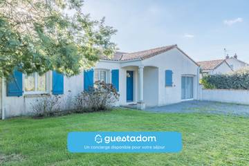 Gîte pour 8 personnes, avec jardin et terrasse, adapté aux familles à Préfailles