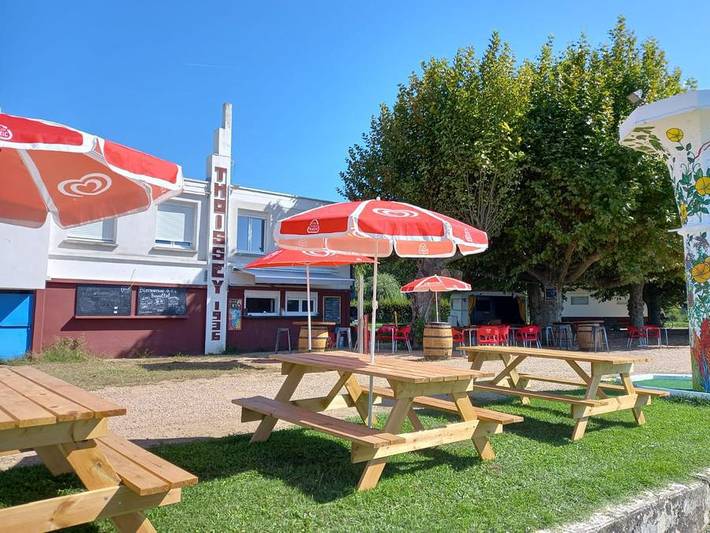 Camping du Val de Saône - Alojamiento 2 personas - Dúo Roulotte in Saint-Didier-sur-Chalaronne, Región de Bourg-en-Bresse