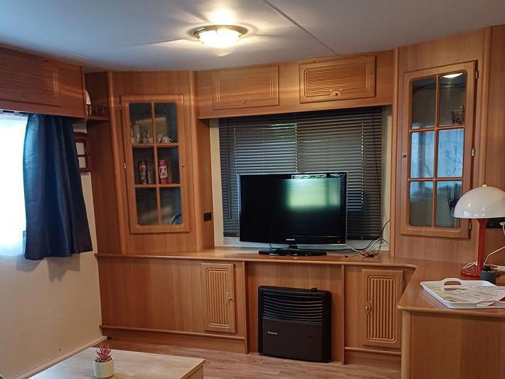 Camping La Source - Mobilheim 6 personen - Agave – 6 Personen – 3 Schlafzimmer in Sournia, Regionaler Naturpark Corbières-Fenouillèdes
