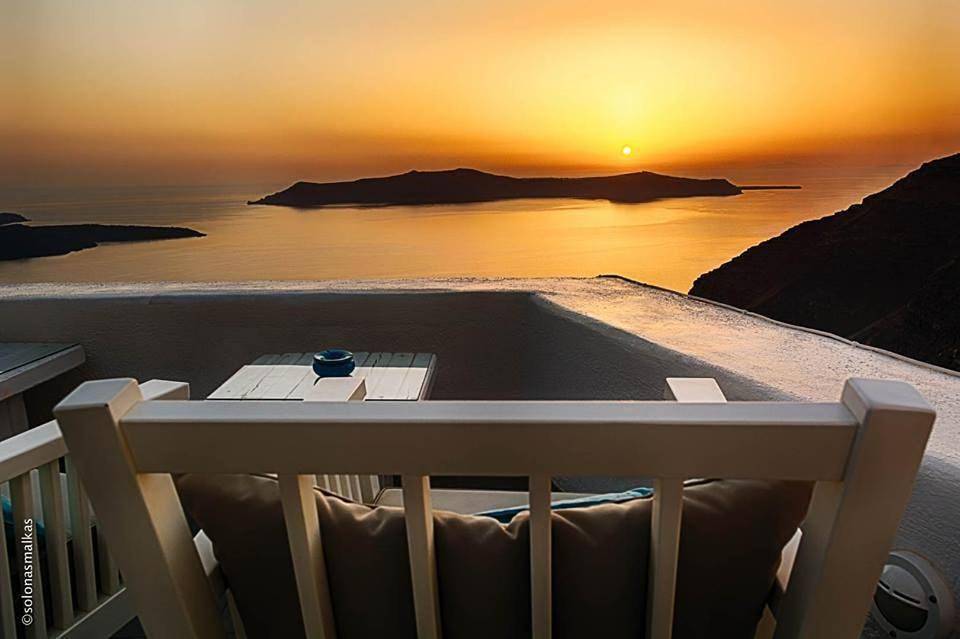 Deluxe Double Room with Sea View in Firostefani, Thera
