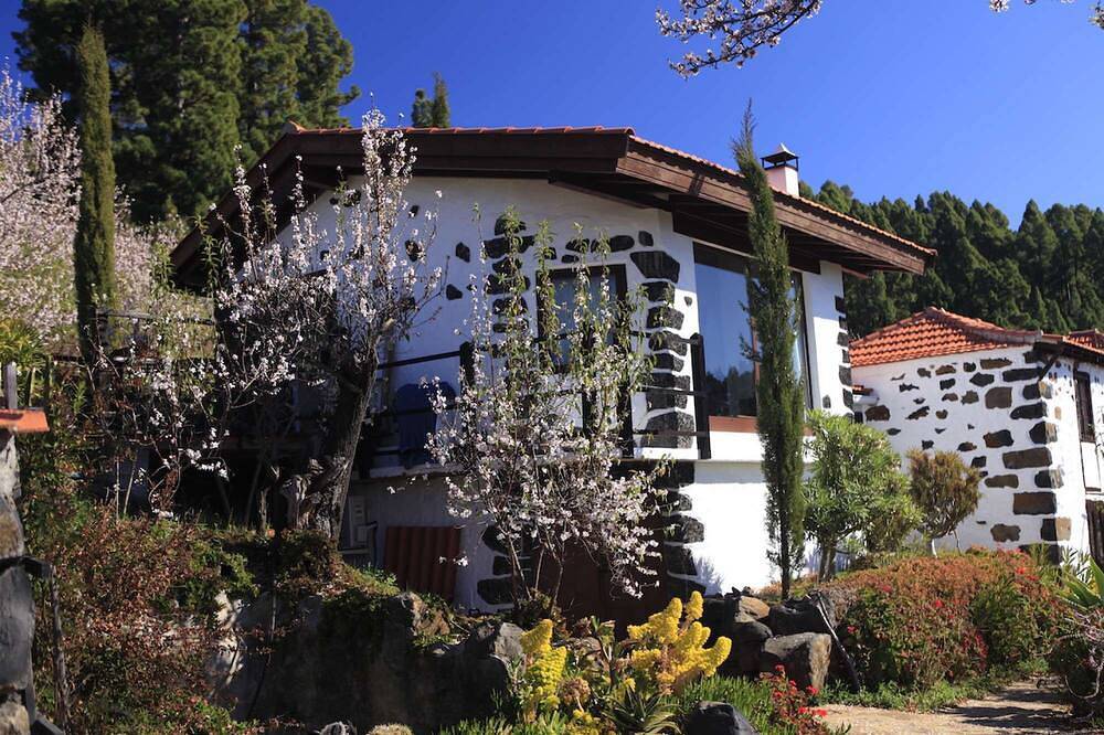 Panorama Suite El Mirador- im Weingut mit Pool über den Wolken, Meerblick, Kamin in Garafía, La Palma Nord